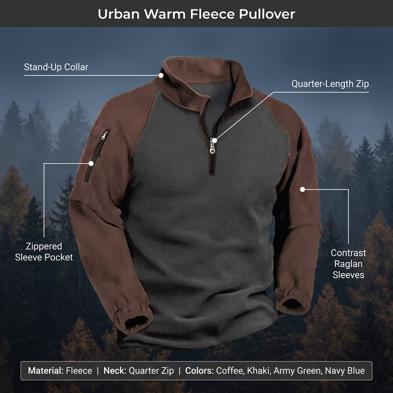 Soft Fleece Pullover for Cold-Weather Layering - product view 3 | Buffalo Gears