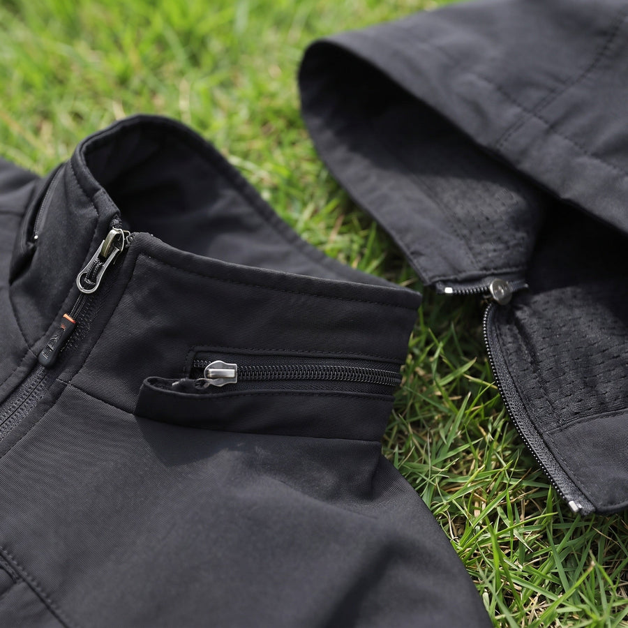 Softshell Jacket for Men with Detachable Hood - product view 3 | Buffalo Gears