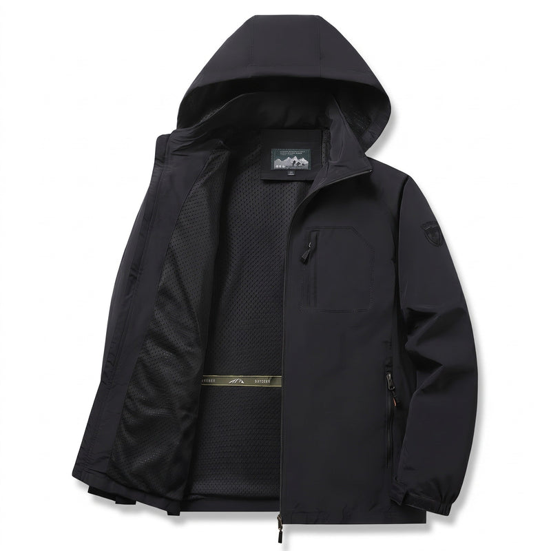 Softshell Jacket for Men with Detachable Hood - product view 5 | Buffalo Gears