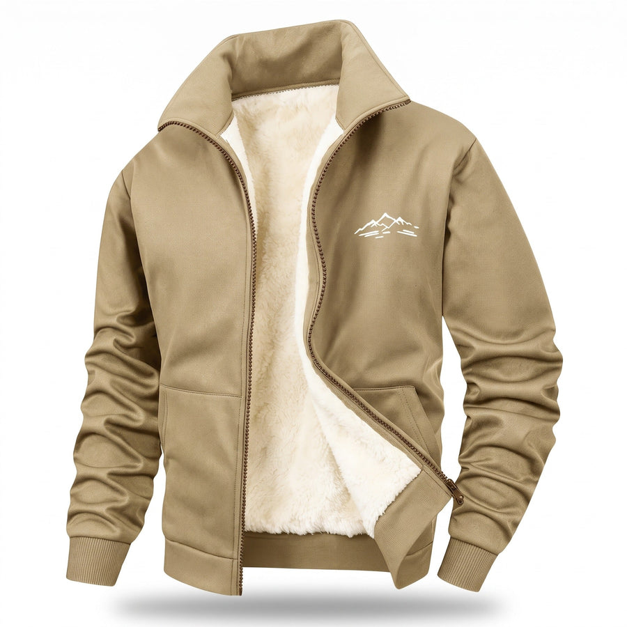 Sport Jacket for Men with Stand Collar and Graphic - product view 7 | Buffalo Gears