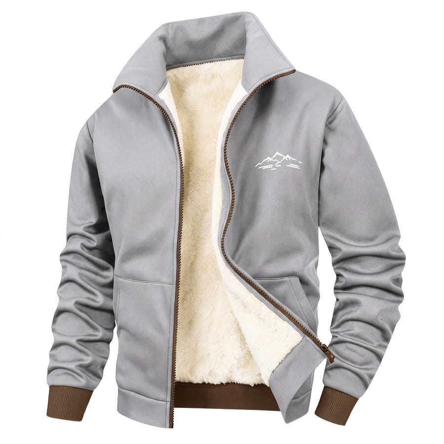 Sport Jacket for Men with Stand Collar and Graphic - product view 9 | Buffalo Gears