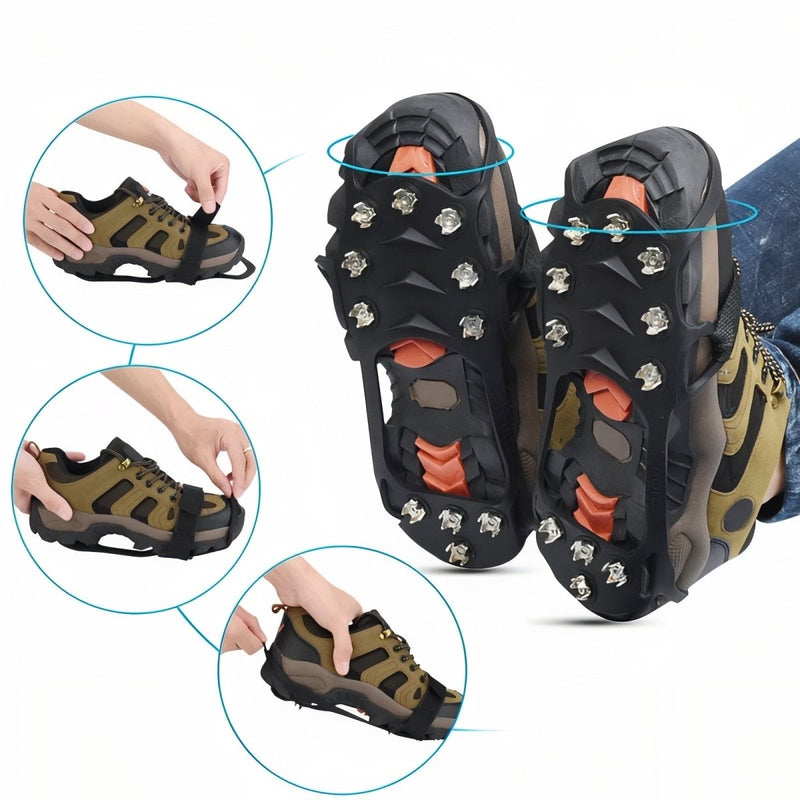 Stainless Steel Crampons for Winter Ice Traction - product view 6 | Buffalo Gears