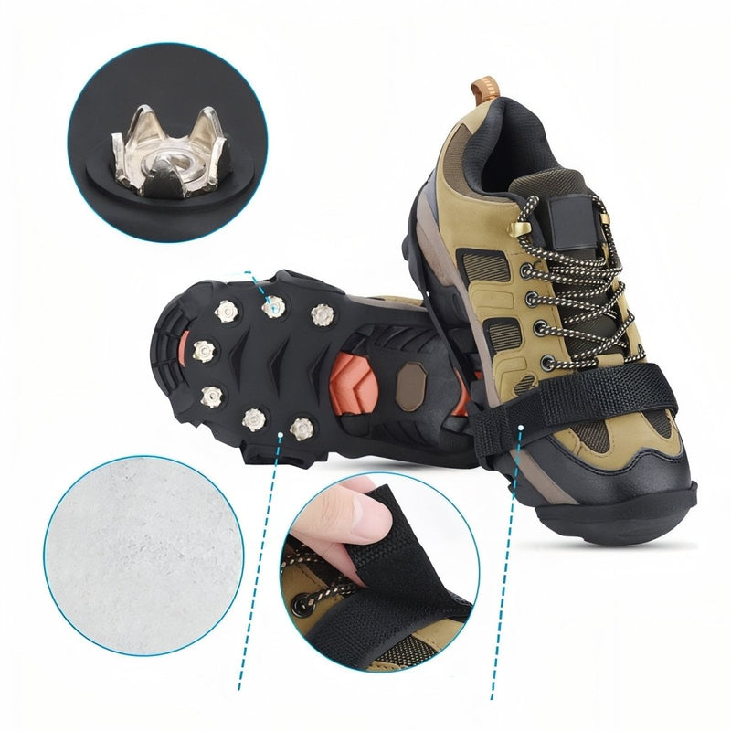 Stainless Steel Crampons for Winter Ice Traction - product view 9 | Buffalo Gears