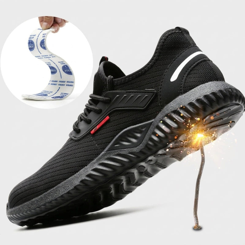 Steel Toe Safety Trainers for Long Work Shifts - product view 4 | Buffalo Gears