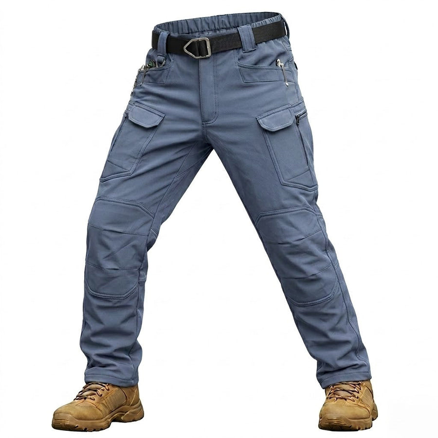 Stretch Ripstop Tactical Trousers with Water-Resistant Softshell - product view 1 | Buffalo Gears