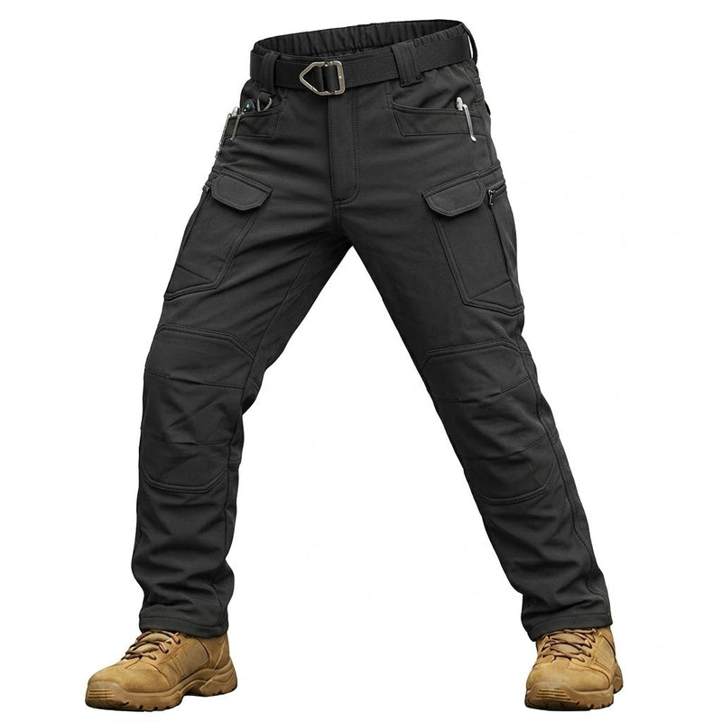 Stretch Ripstop Tactical Trousers with Water-Resistant Softshell - product view 4 | Buffalo Gears
