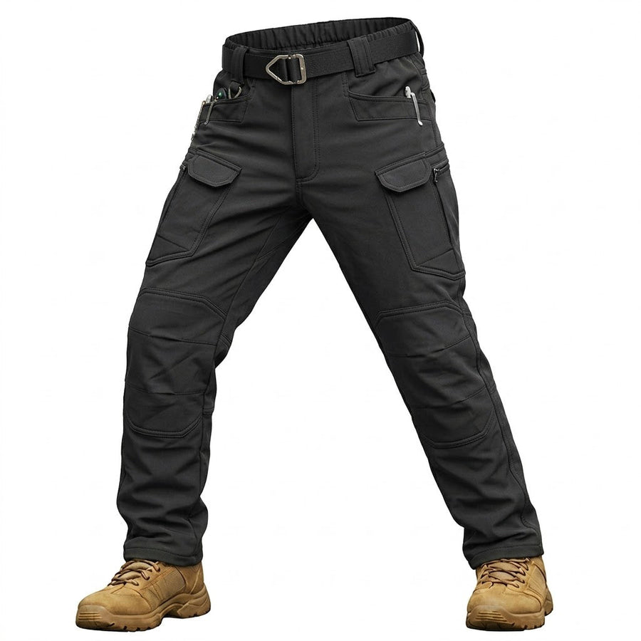 Stretch Ripstop Tactical Trousers with Water-Resistant Softshell - product view 4 | Buffalo Gears