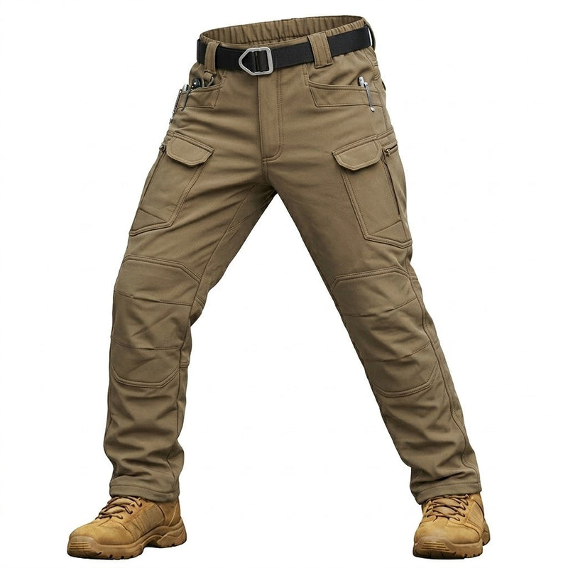 Stretch Ripstop Tactical Trousers with Water-Resistant Softshell - product view 5 | Buffalo Gears