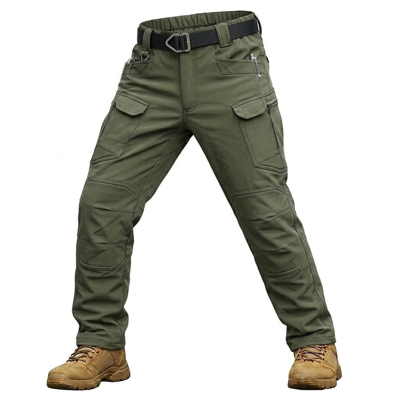 Stretch Ripstop Tactical Trousers with Water-Resistant Softshell - product view 6 | Buffalo Gears