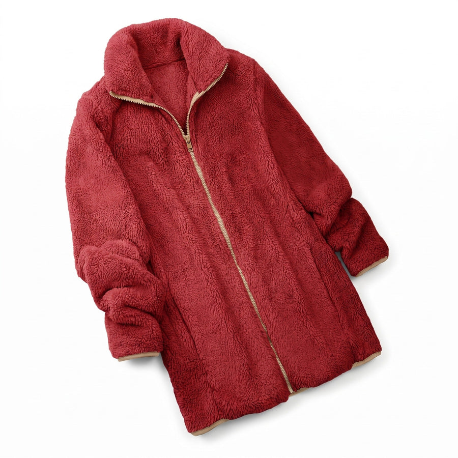 Stretch Teddy Fleece Jacket for Women, Zip Front - product view 6 | Buffalo Gears