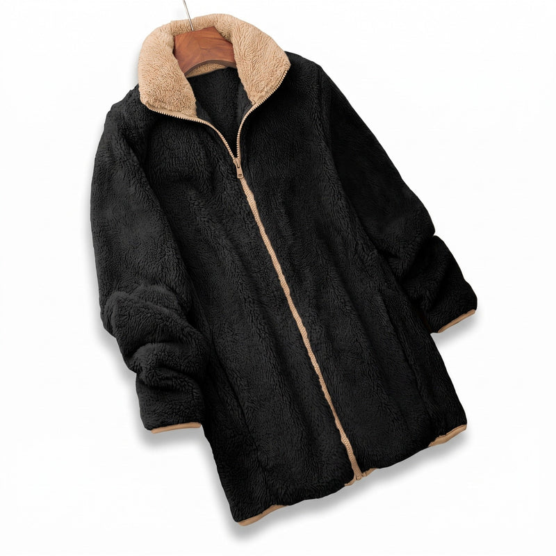 Stretch Teddy Fleece Jacket for Women, Zip Front - product view 8 | Buffalo Gears