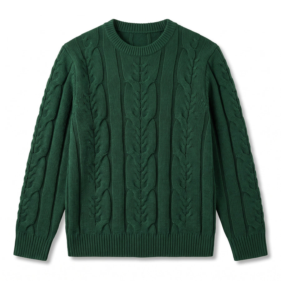 Striped Knit Jumper for Men with Ribbed Cuffs - product view 8 | Buffalo Gears