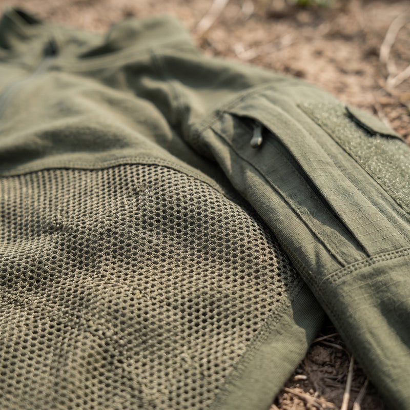 Tactical Combat Shirt for Men with Mesh Panels - product view 3 | Buffalo Gears