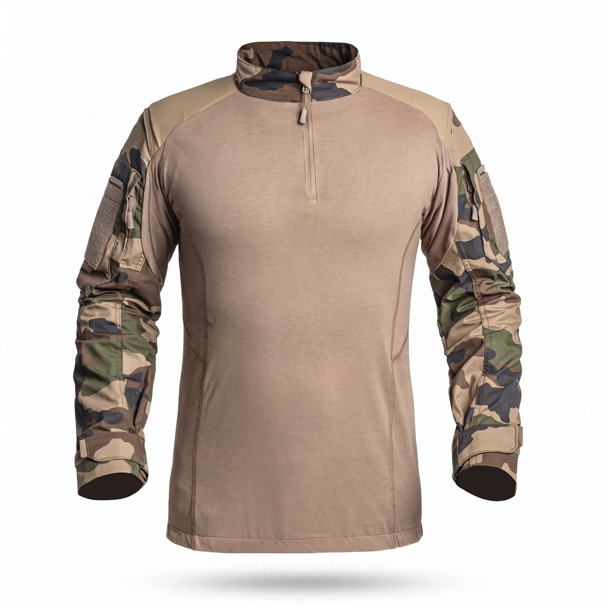 Tactical Combat Shirt with Ripstop Sleeves and Cordura Elbows - product view 1 | Buffalo Gears