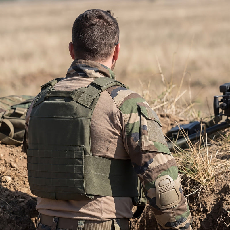 Tactical Combat Shirt with Ripstop Sleeves and Cordura Elbows - product view 5 | Buffalo Gears