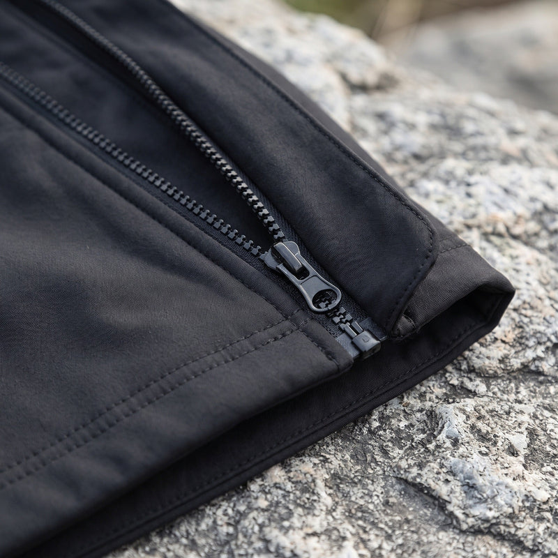 Technical Softshell Jacket for Men with Storm Flap - product view 3 | Buffalo Gears