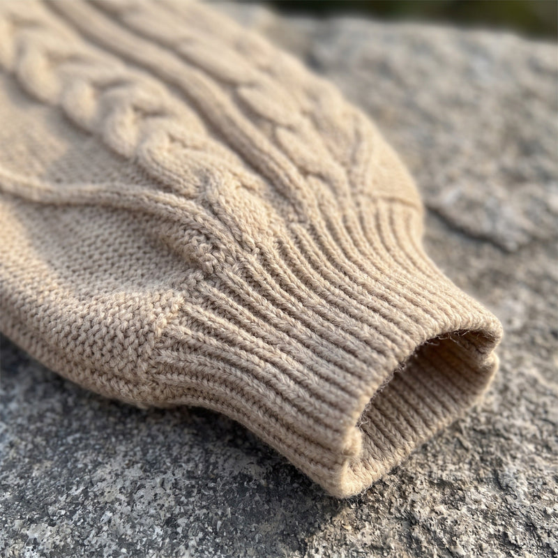 Textured Knit Jumper for Women with Lantern Sleeves - product view 3 | Buffalo Gears