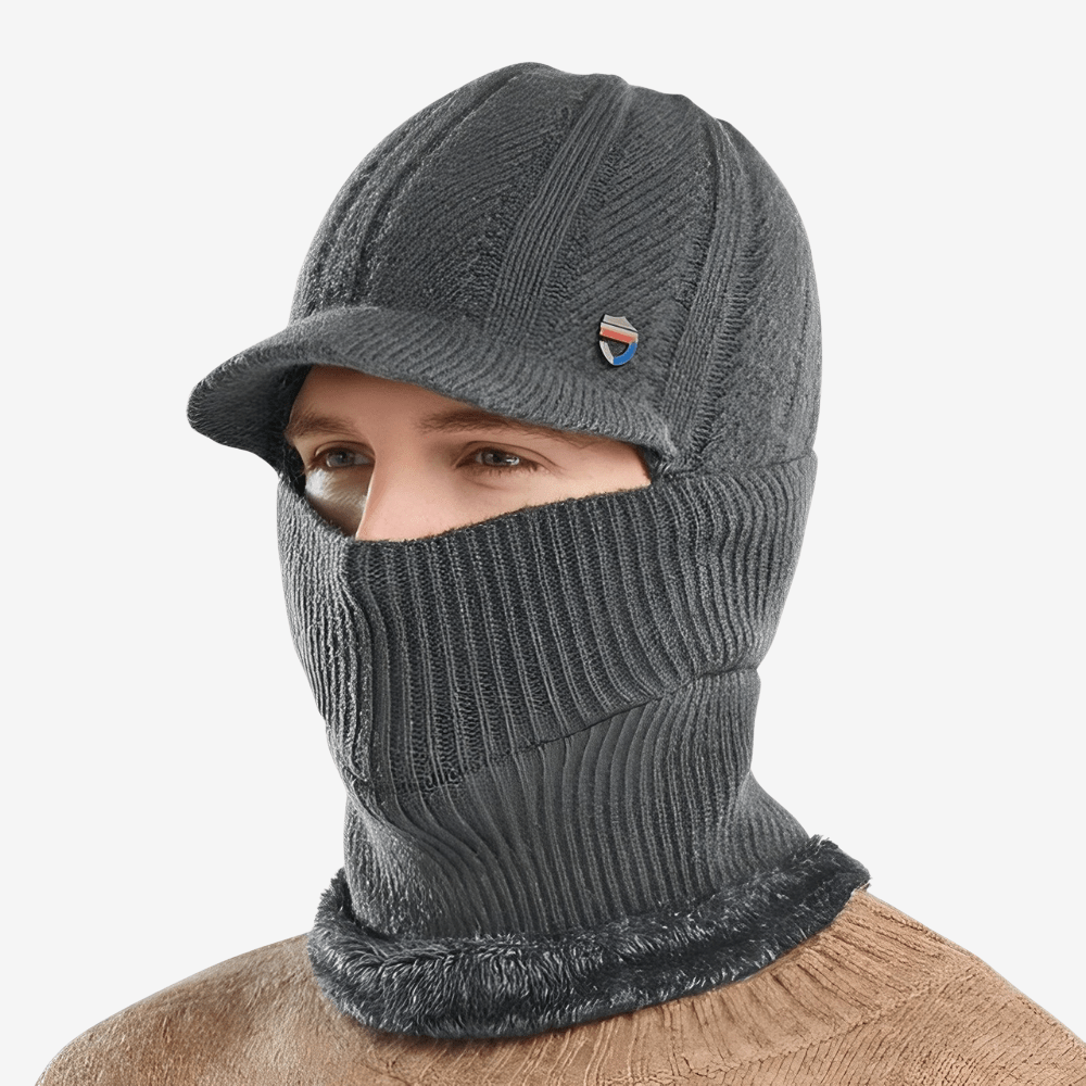 Thermal Knit Balaclava with Built-In Wind Visor - product view 1 | Buffalo Gears