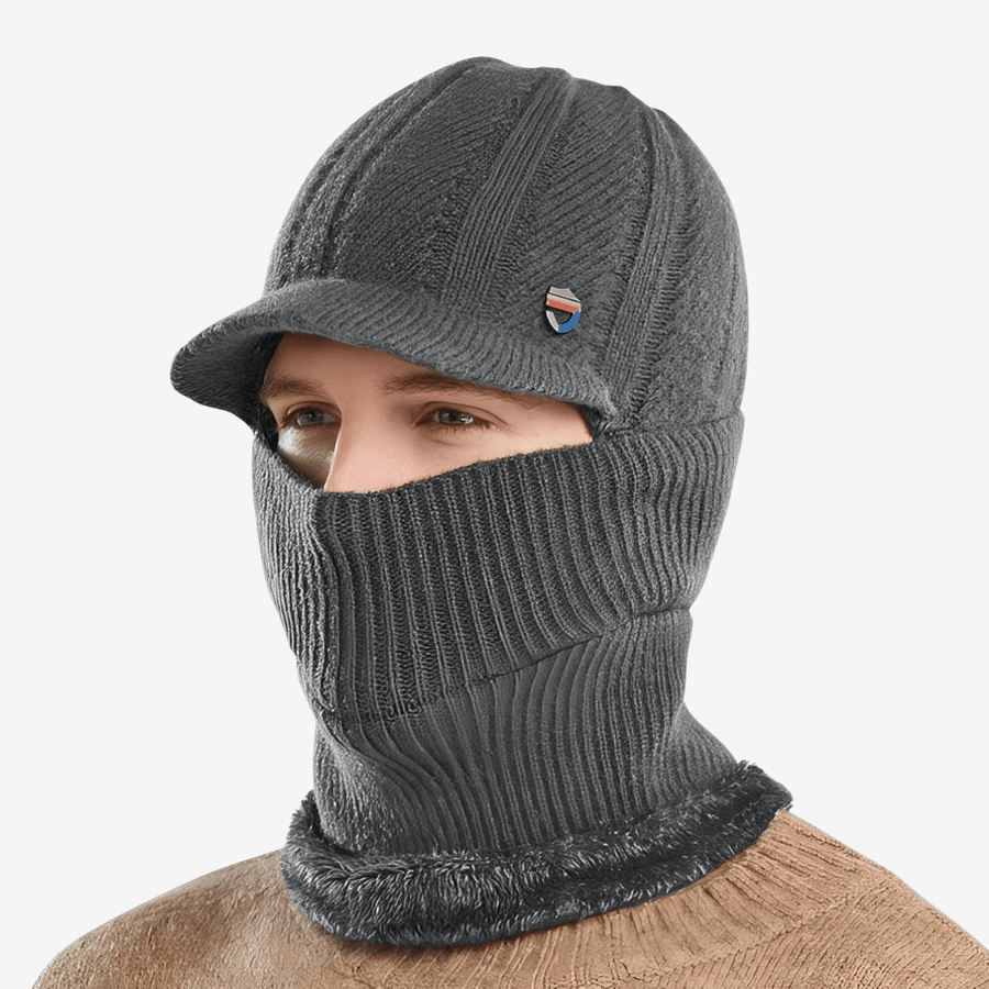 Thermal Knit Balaclava with Built-In Wind Visor - product view 1 | Buffalo Gears