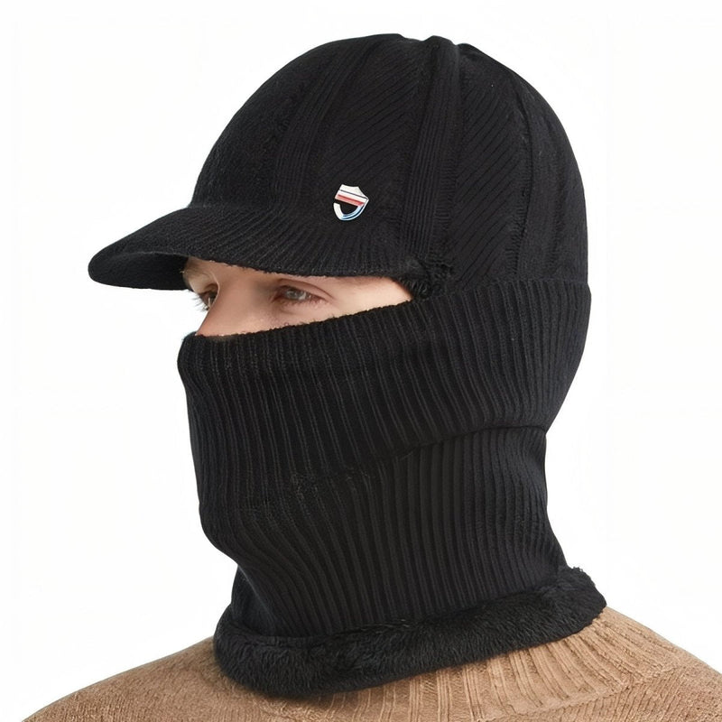 Thermal Knit Balaclava with Built-In Wind Visor - product view 2 | Buffalo Gears