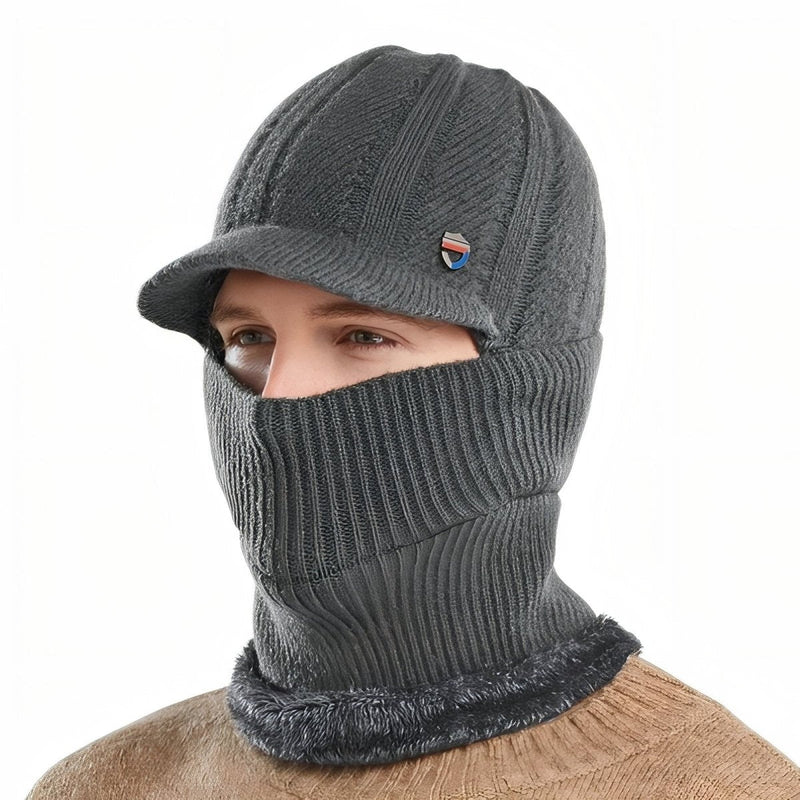 Thermal Knit Balaclava with Built-In Wind Visor - product view 3 | Buffalo Gears