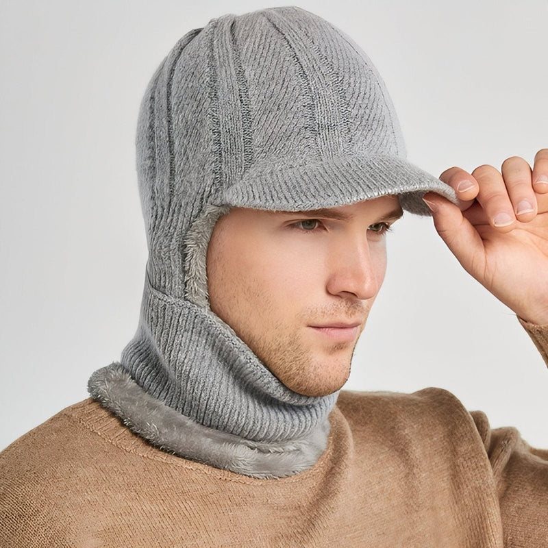 Thermal Knit Balaclava with Built-In Wind Visor - product view 4 | Buffalo Gears