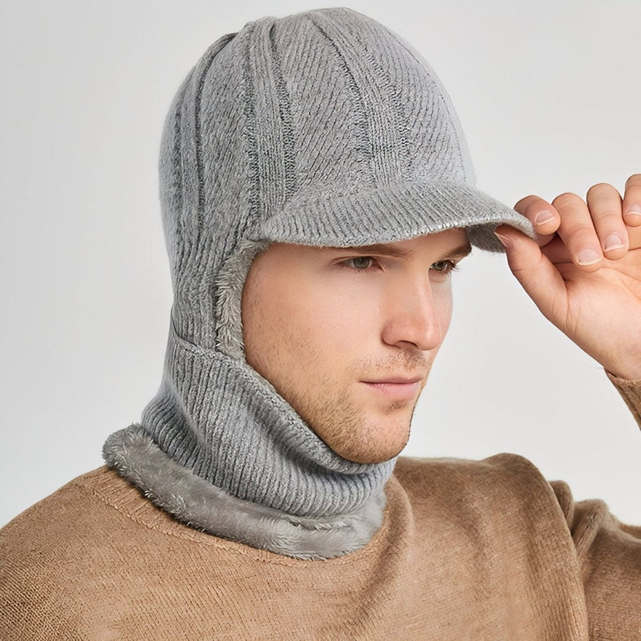 Thermal Knit Balaclava with Built-In Wind Visor - product view 4 | Buffalo Gears