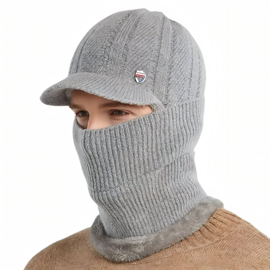Thermal Knit Balaclava with Built-In Wind Visor - product view 7 | Buffalo Gears