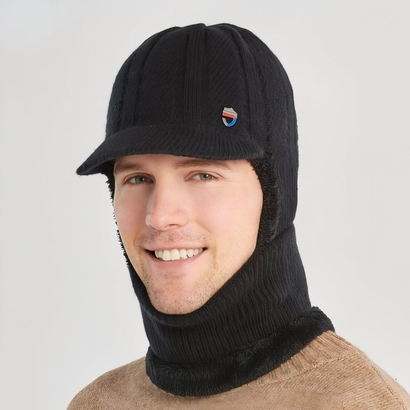 Thermal Knit Balaclava with Built-In Wind Visor - product view 8 | Buffalo Gears