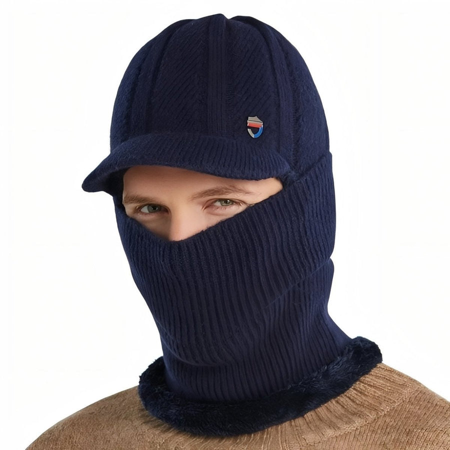 Thermal Knit Balaclava with Built-In Wind Visor - product view 11 | Buffalo Gears