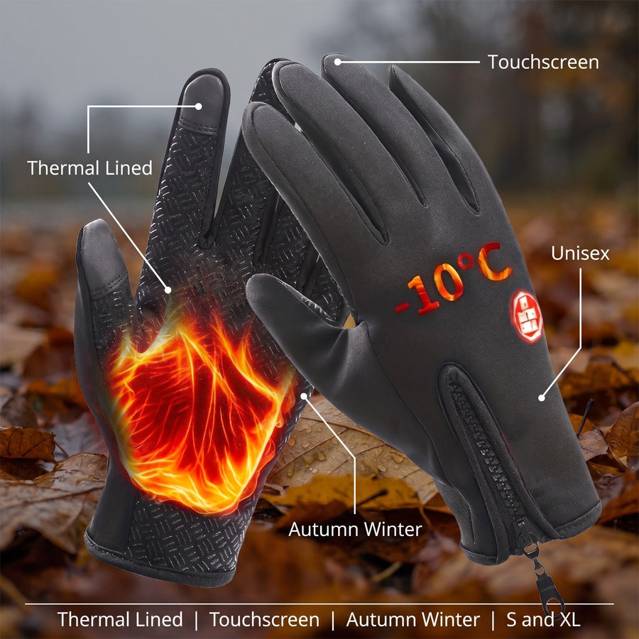 Thermal Lined Touchscreen Gloves for Autumn and Winter - product view 2 | Buffalo Gears