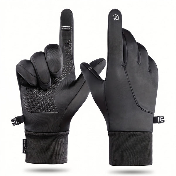 Thermal Sport Gloves Cut Close for Running and Cycling