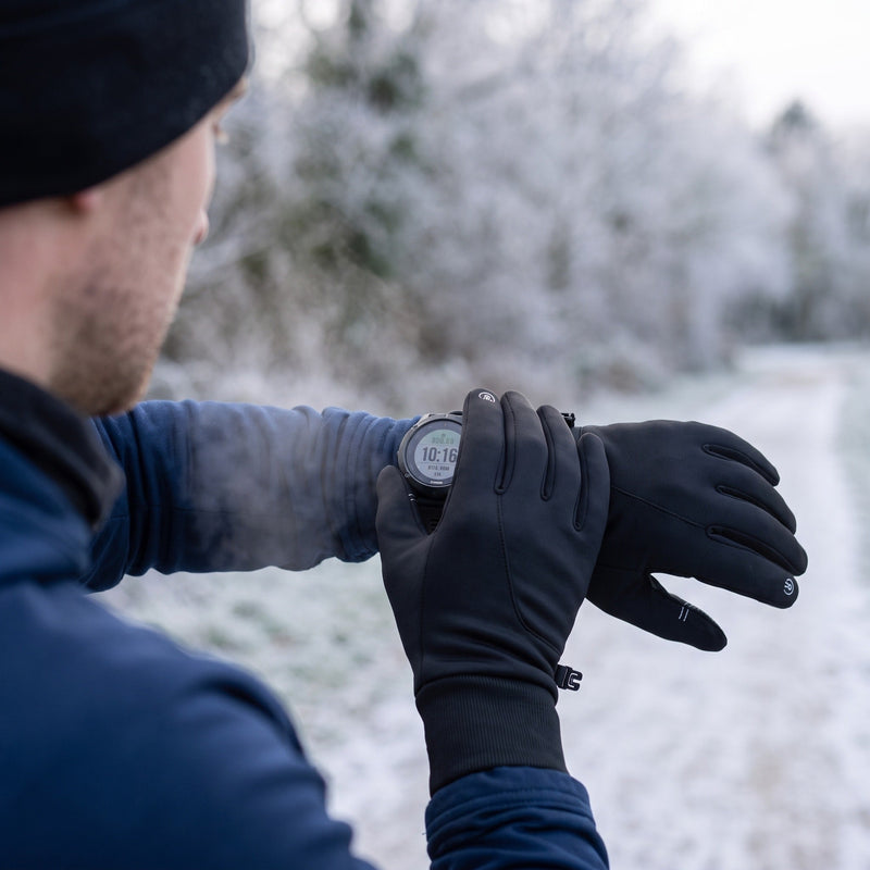 Thermal Sport Gloves Cut Close for Running and Cycling - product view 5 | Buffalo Gears