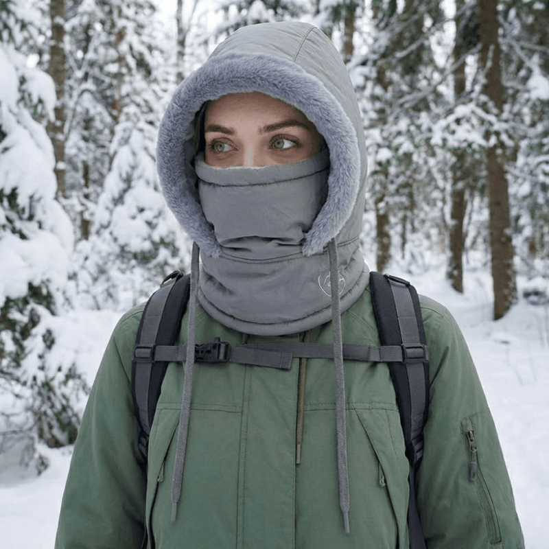 Thermal Water-Resistant Balaclava for Winter Trails - product view 3 | Buffalo Gears