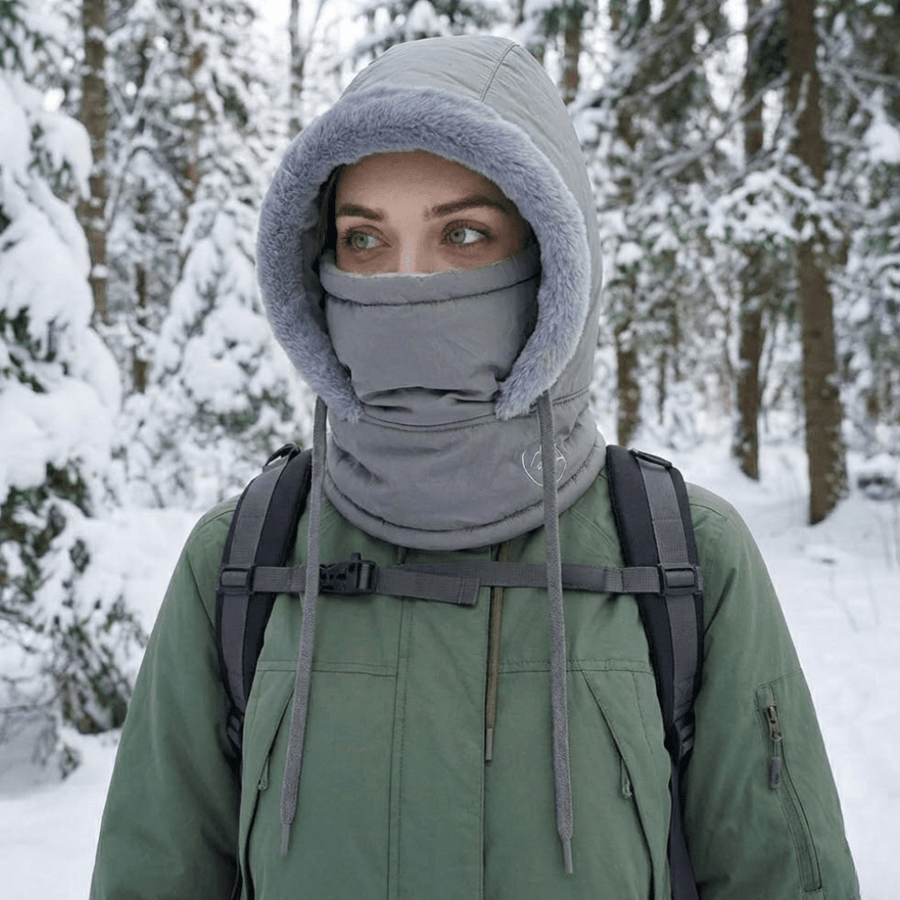 Thermal Water-Resistant Balaclava for Winter Trails - product view 3 | Buffalo Gears