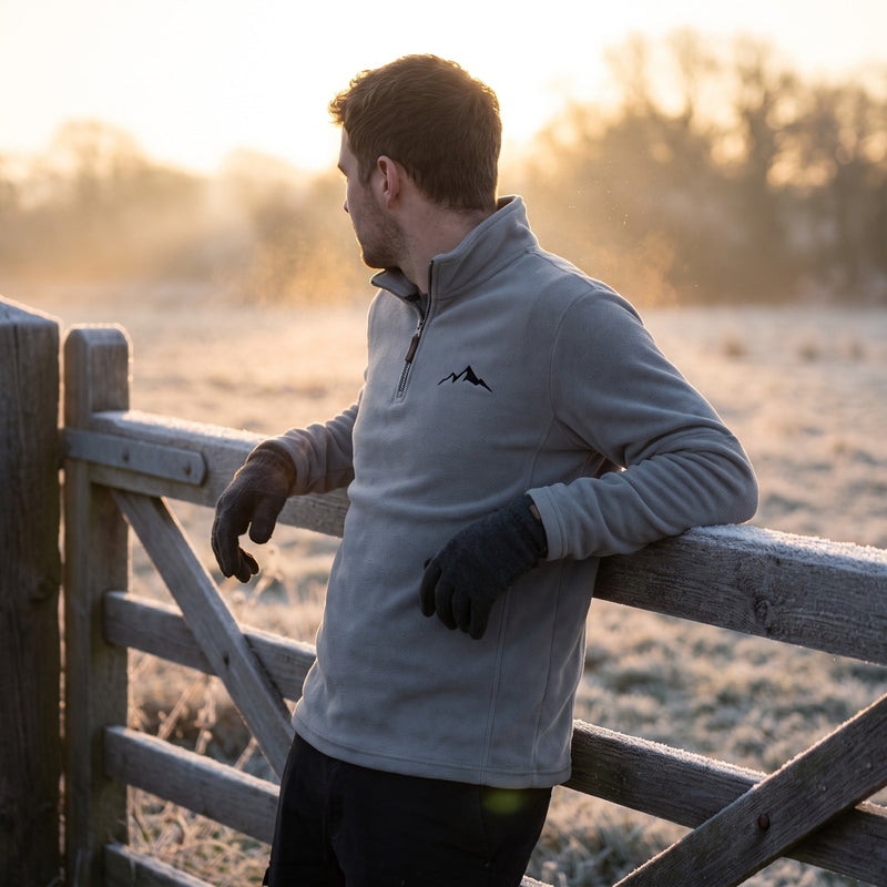 Thick Knit Jumper for Men with Flocked Lining - product view 2 | Buffalo Gears
