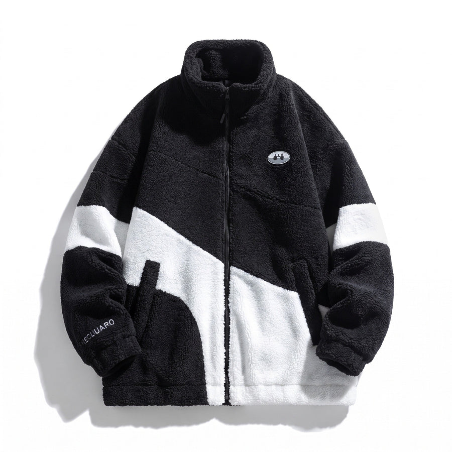 Thick Velvet Jacket for Men with Stand Collar - product view 7 | Buffalo Gears