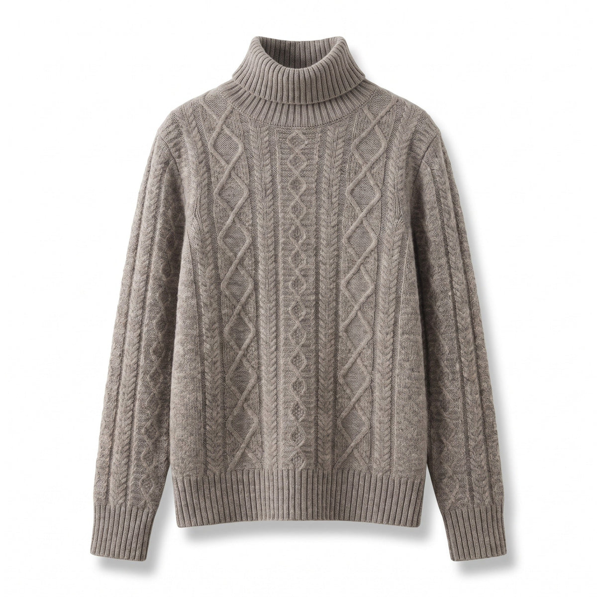 Thick Wool Jumper for Women with Twist Pattern - product view 1 | Buffalo Gears