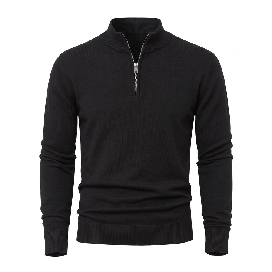 Thick Zip Jumper for Men with High Collar - product view 1 | Buffalo Gears