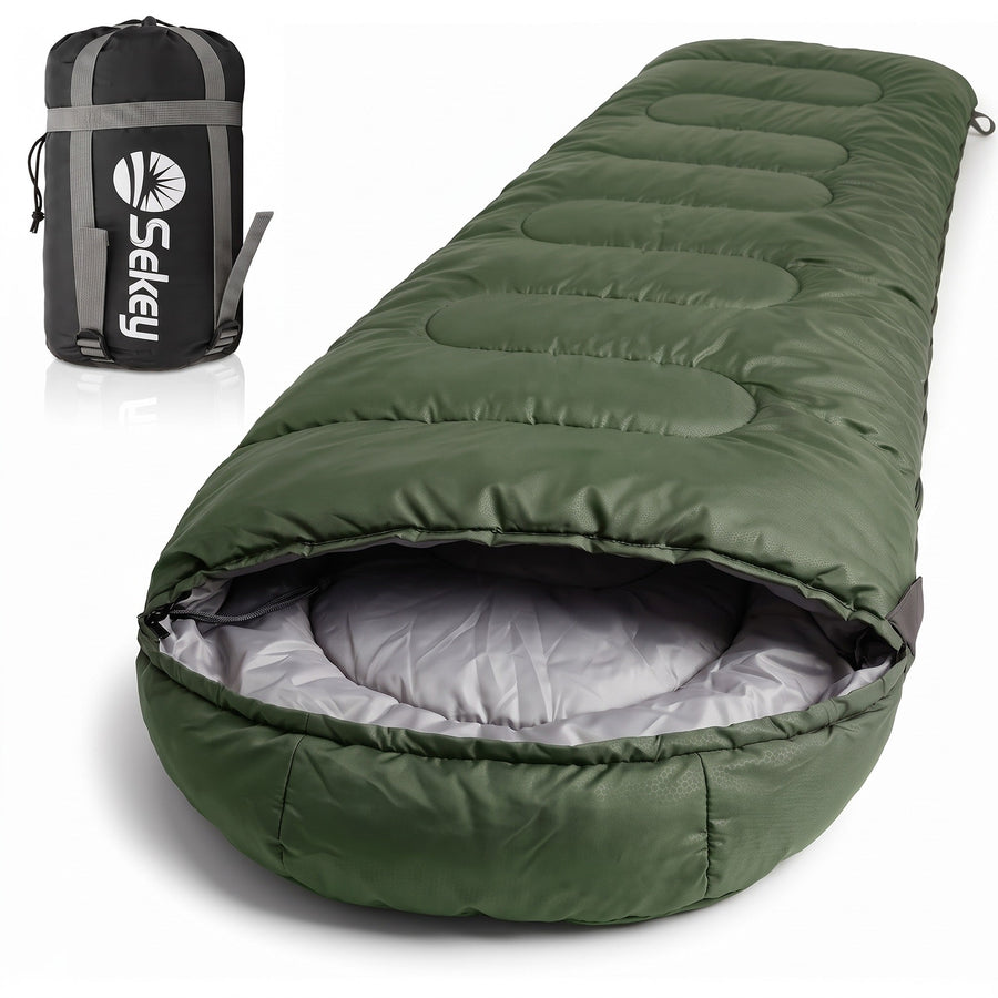 Three Season Sleeping Bag That Opens Flat as a Blanket - product view 5 | Buffalo Gears