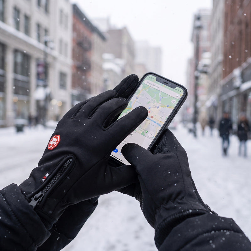 Touchscreen Heated Gloves with Plush Lining, USB Powered - product view 2 | Buffalo Gears