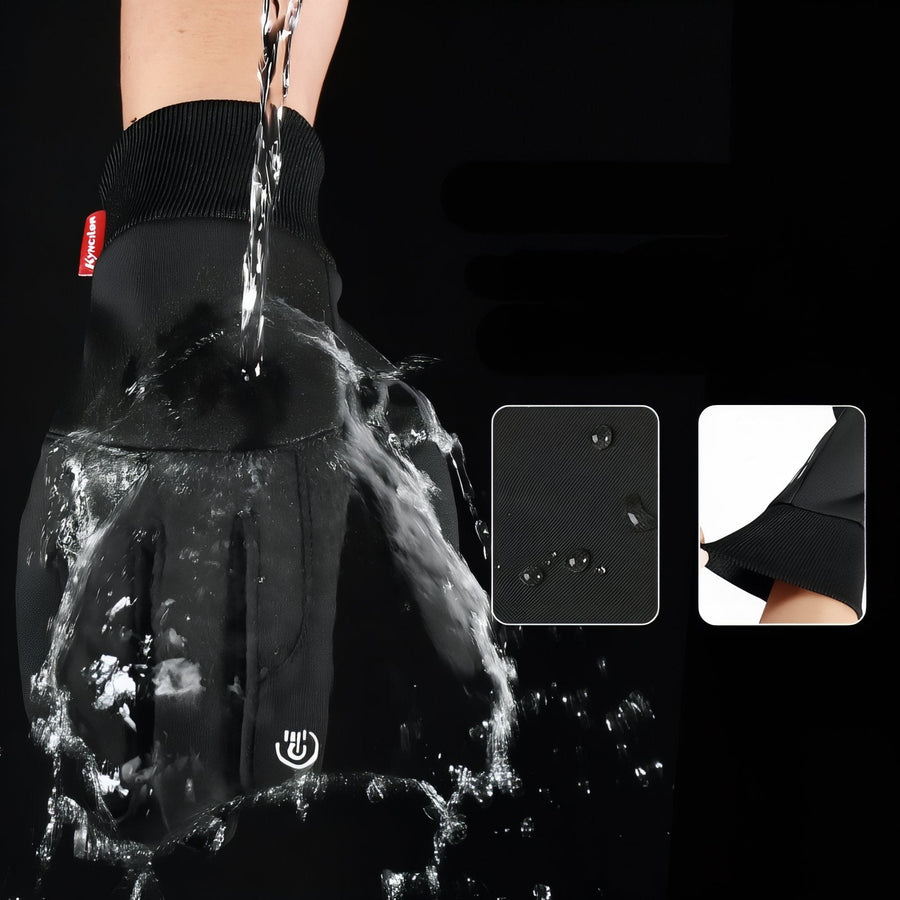Touchscreen Winter Hiking Gloves with Waterproof Shell - product view 6 | Buffalo Gears