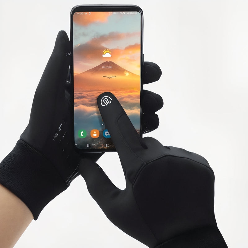 Touchscreen Winter Hiking Gloves with Waterproof Shell - product view 7 | Buffalo Gears