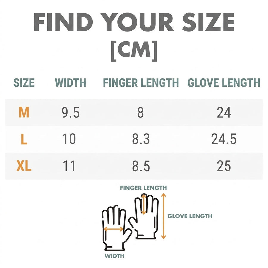 Touchscreen Winter Hiking Gloves with Waterproof Shell - product view 14 | Buffalo Gears