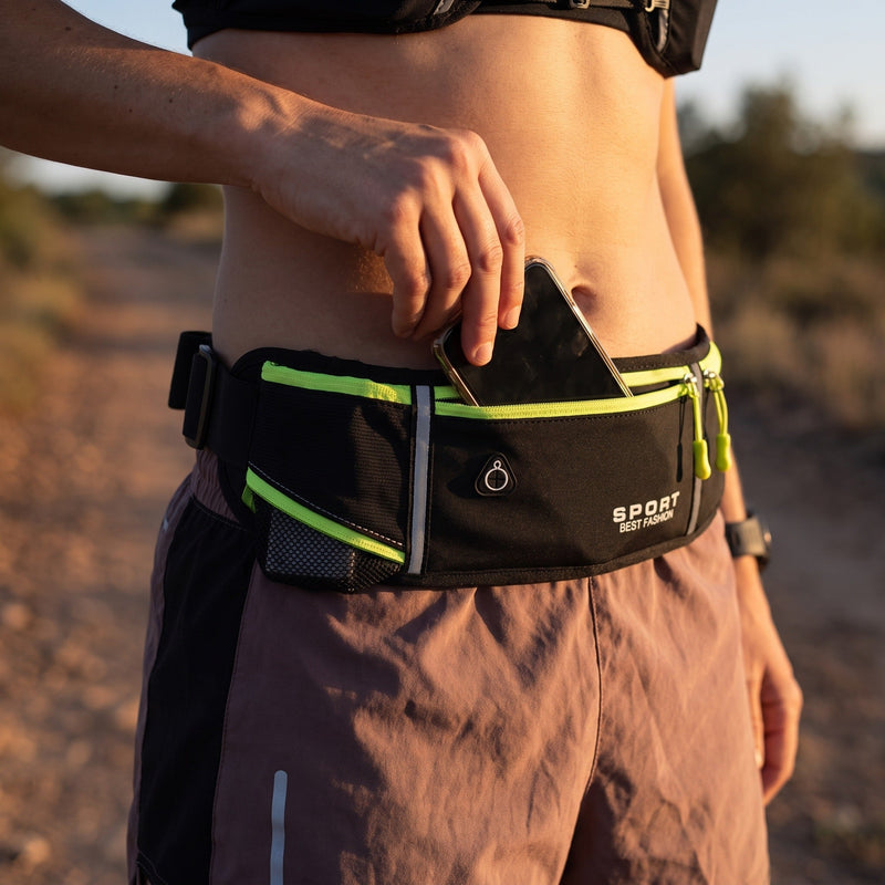 Trail Running Hydration Belt with Hidden Bottle Holder - product view 5 | Buffalo Gears
