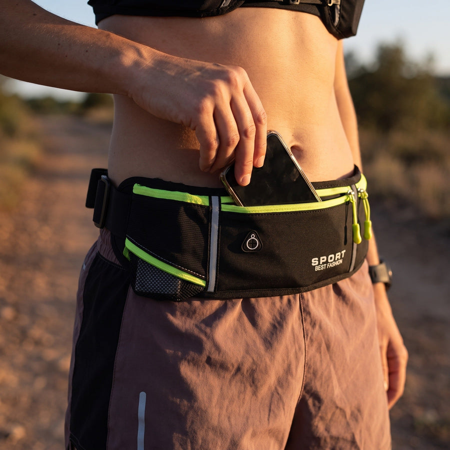Trail Running Hydration Belt with Hidden Bottle Holder - product view 5 | Buffalo Gears