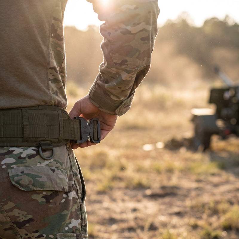 Two Part MOLLE Duty Belt with Cobra Quick Release Buckles - product view 3 | Buffalo Gears