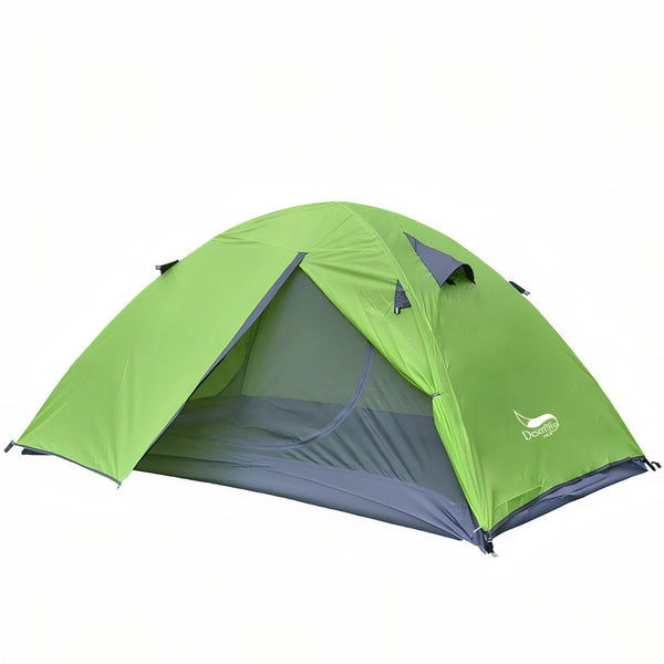 Two-Person 3-Season Trekking Tent with Waterproof Rainfly Cover