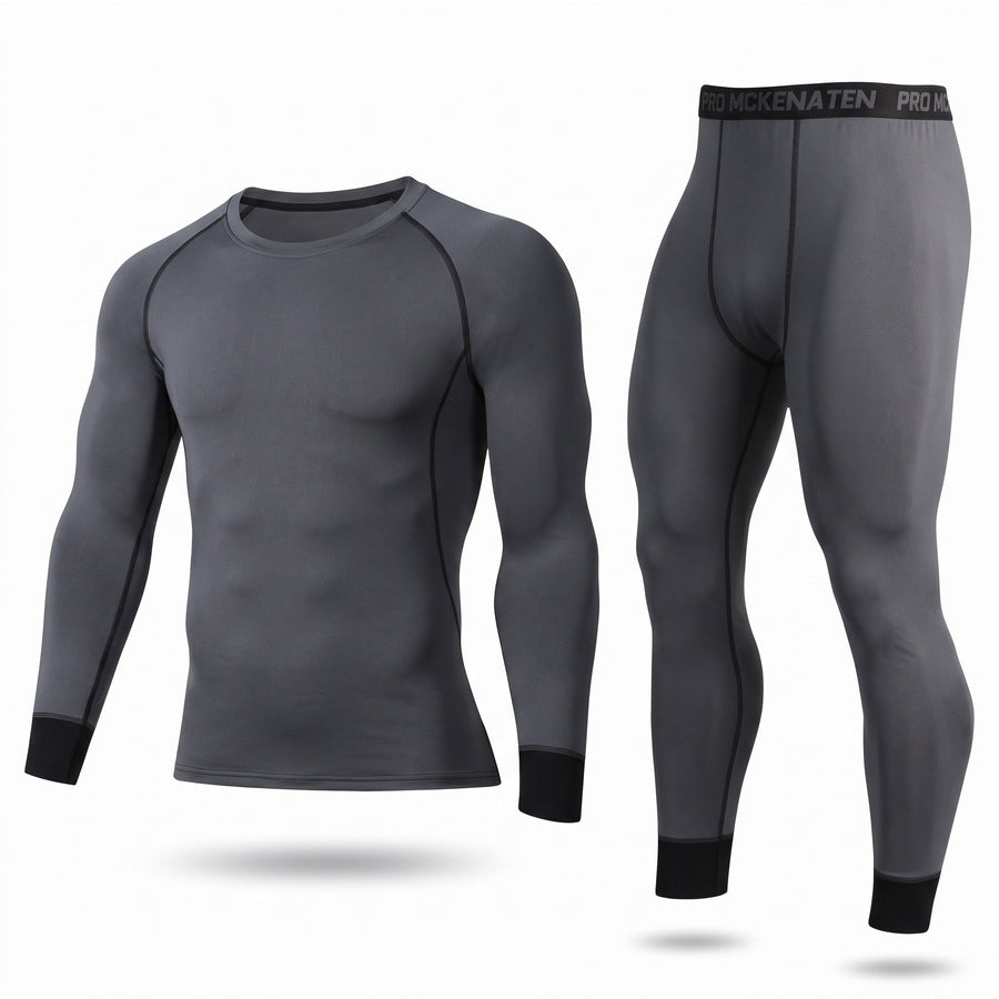 Two Piece Thermal Base Layer Set in High Stretch Fabric - product view 7 | Buffalo Gears