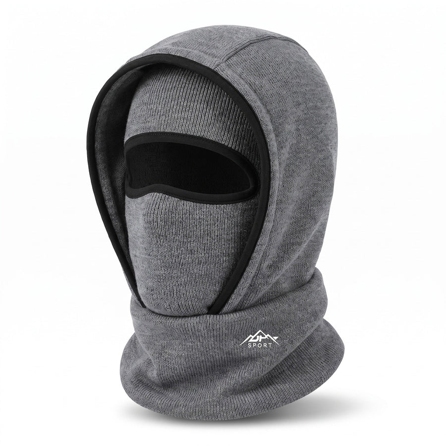 Unisex Knitted Balaclava with Full Face and Neck Cover - product view 6 | Buffalo Gears